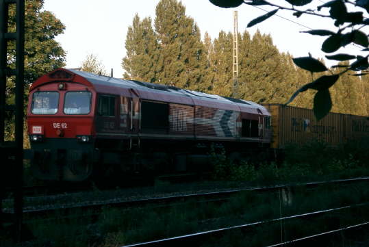 Eine Class66 der HGK auf Gleis 3